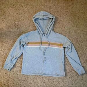 Crop gray sweatshirt